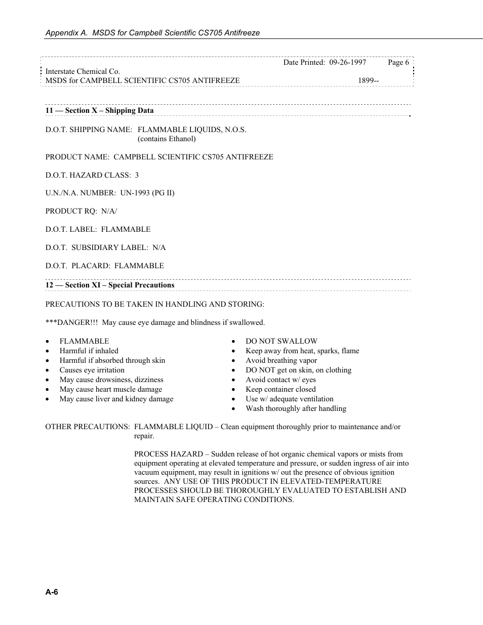 Campbell Scientific CS705 Tipping Bucket Snowfall Adapter User Manual | Page 24 / 28