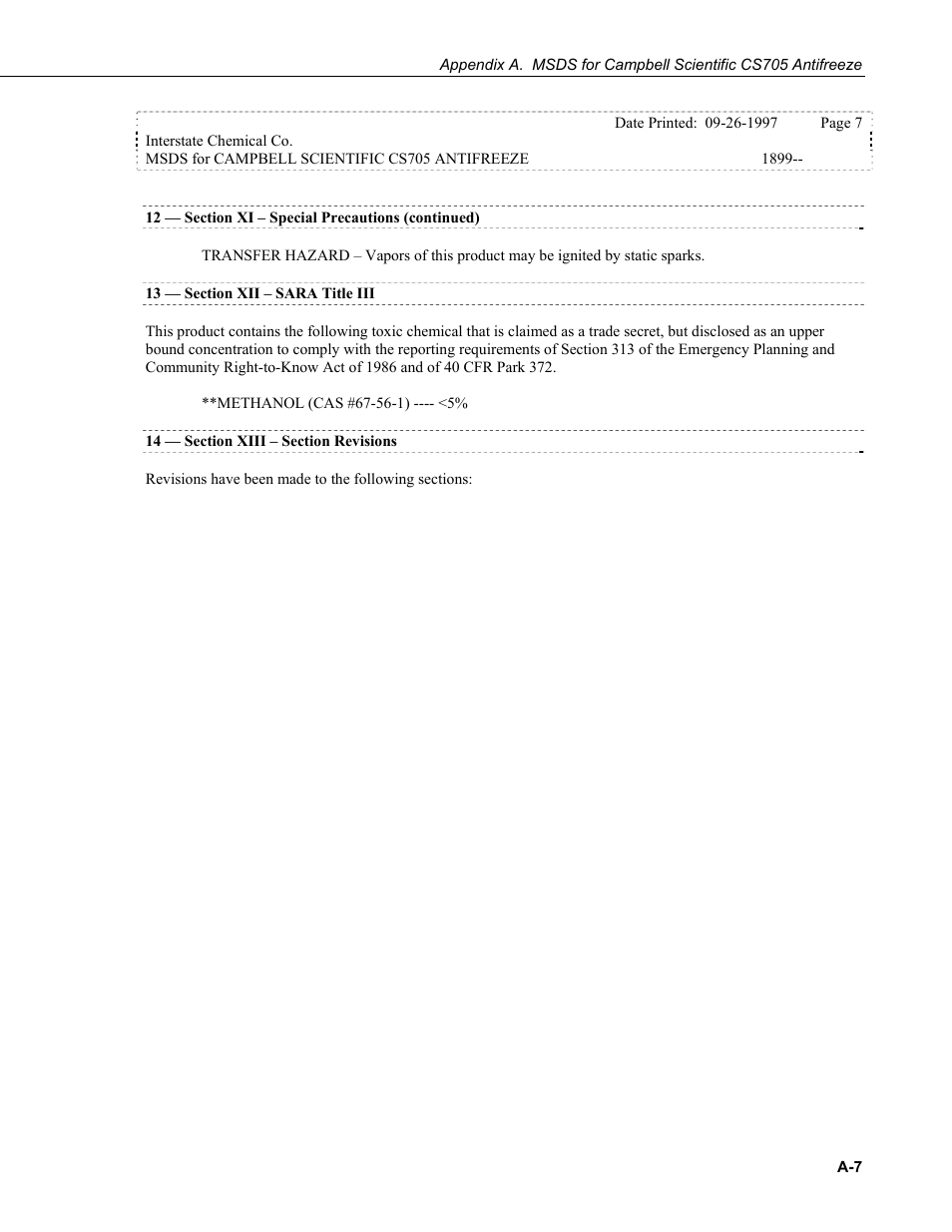 Campbell Scientific CS705 Tipping Bucket Snowfall Adapter User Manual | Page 25 / 28