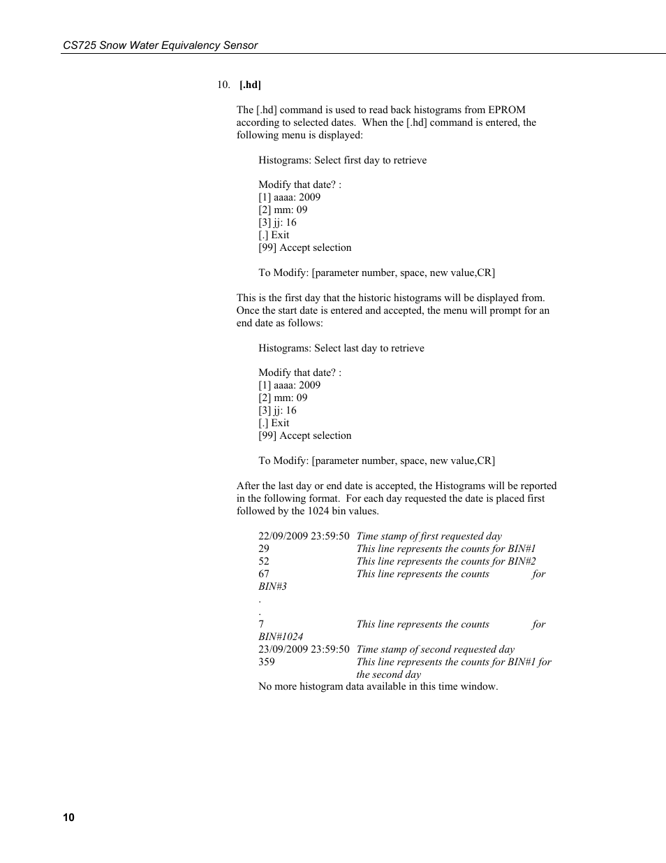Campbell Scientific CS725 Snow Water Equivalency Sensor User Manual | Page 18 / 48