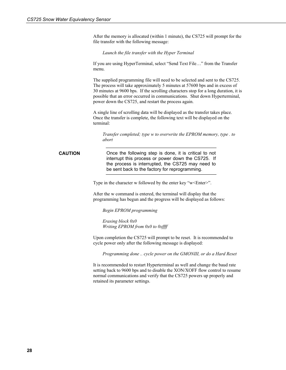 Campbell Scientific CS725 Snow Water Equivalency Sensor User Manual | Page 36 / 48
