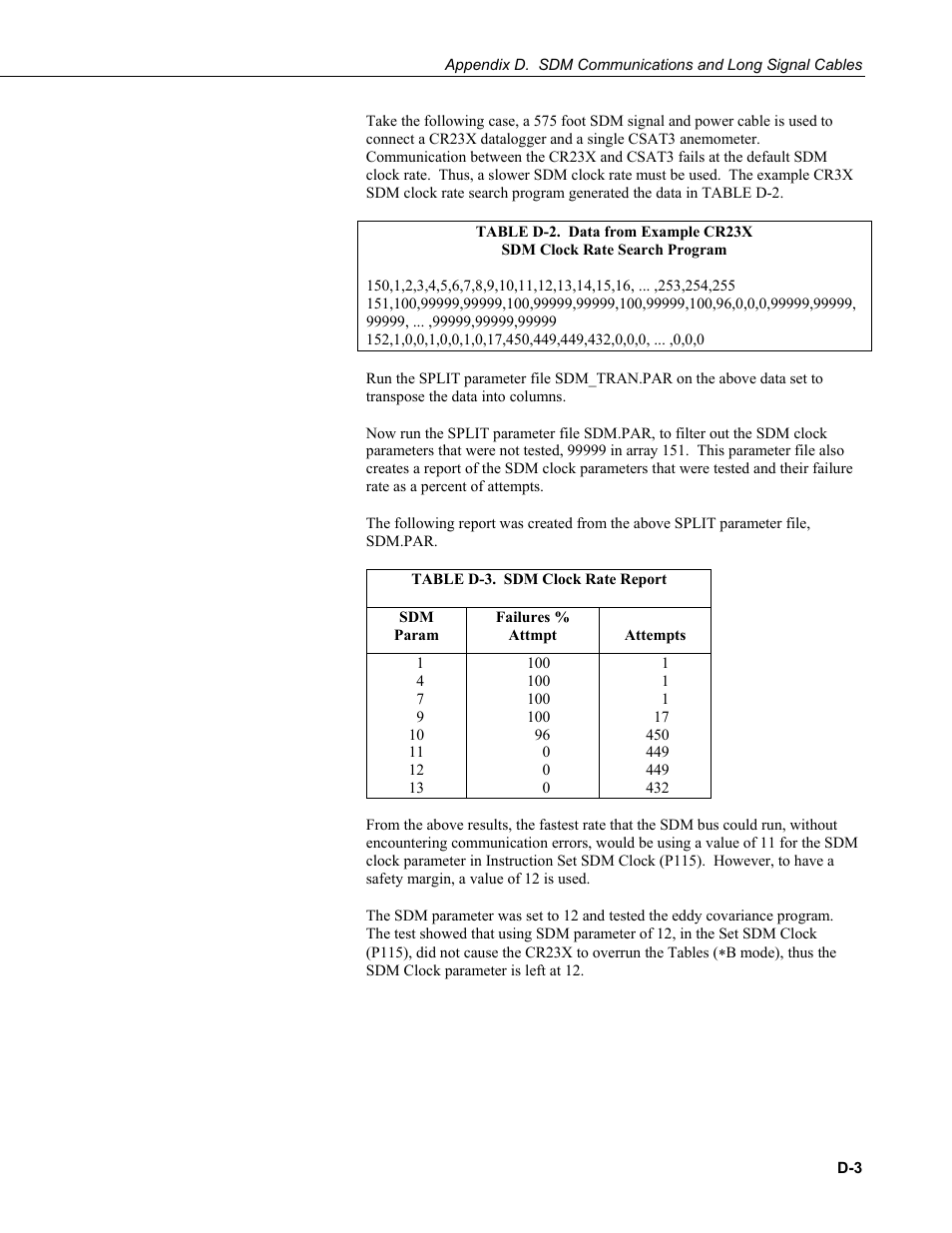 Campbell Scientific CSAT3 3-D Sonic Anemometer User Manual | Page 71 / 74