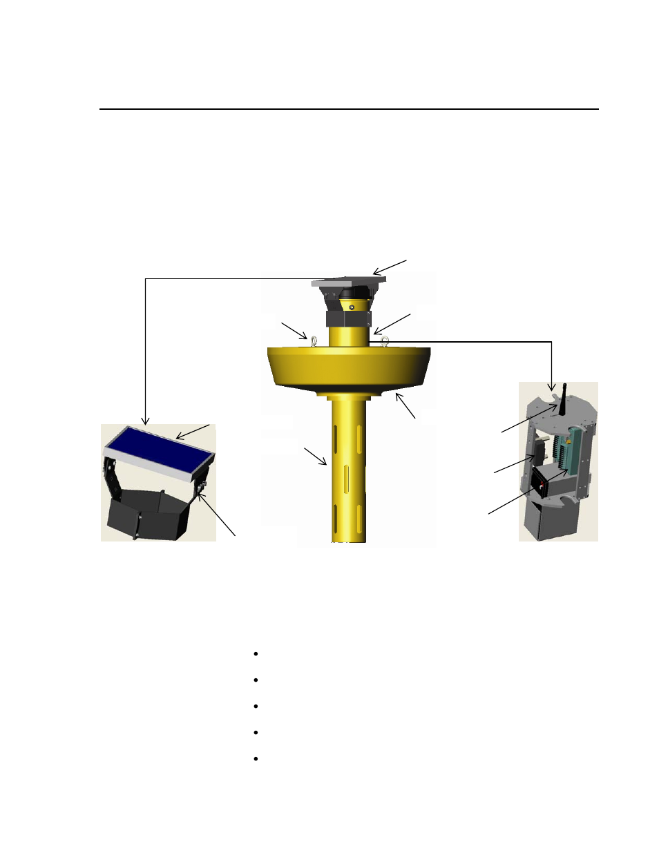Section 2. csbuoy-dt description, 1 system components, 2 standard sensors | Campbell Scientific CSBUOY-DT Buoy System with Dissolved Oxygen and Temperature User Manual | Page 11 / 24