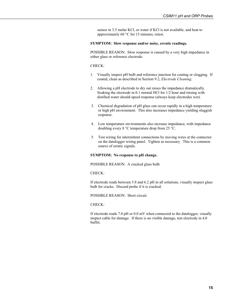 Campbell Scientific CSIM11 pH and ORP Sensors User Manual | Page 23 / 34