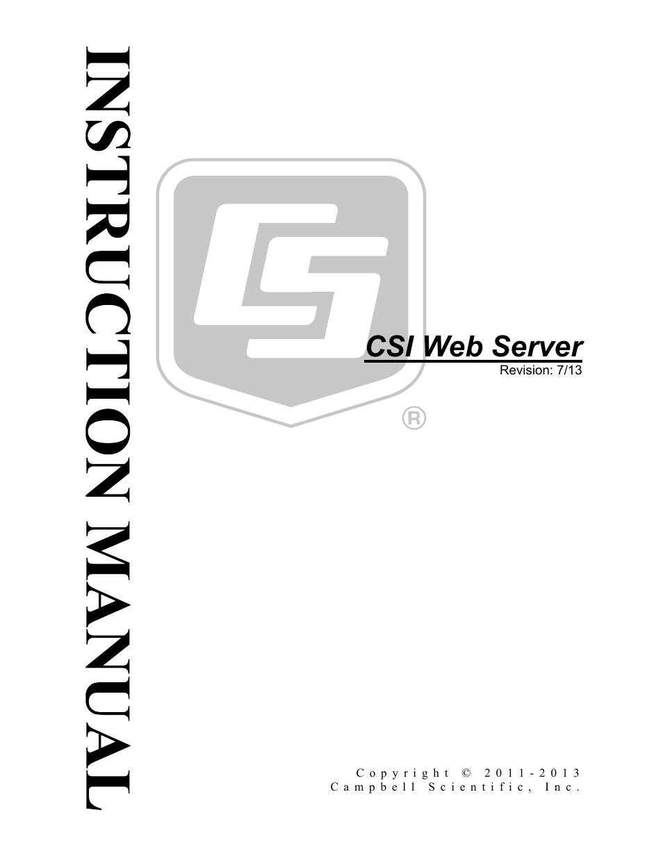 Campbell Scientific CSI Web Server User Manual | 34 pages