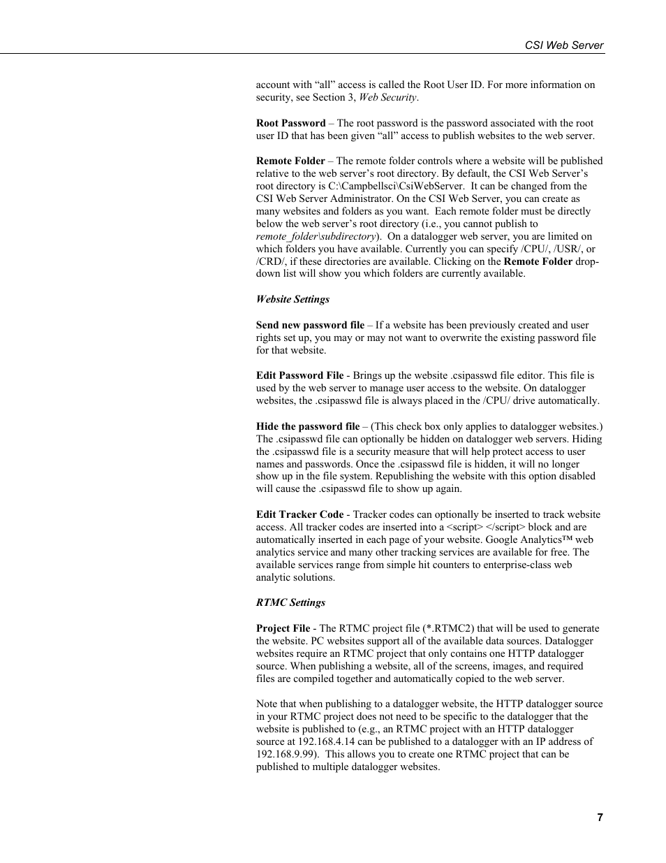 Campbell Scientific CSI Web Server User Manual | Page 13 / 34