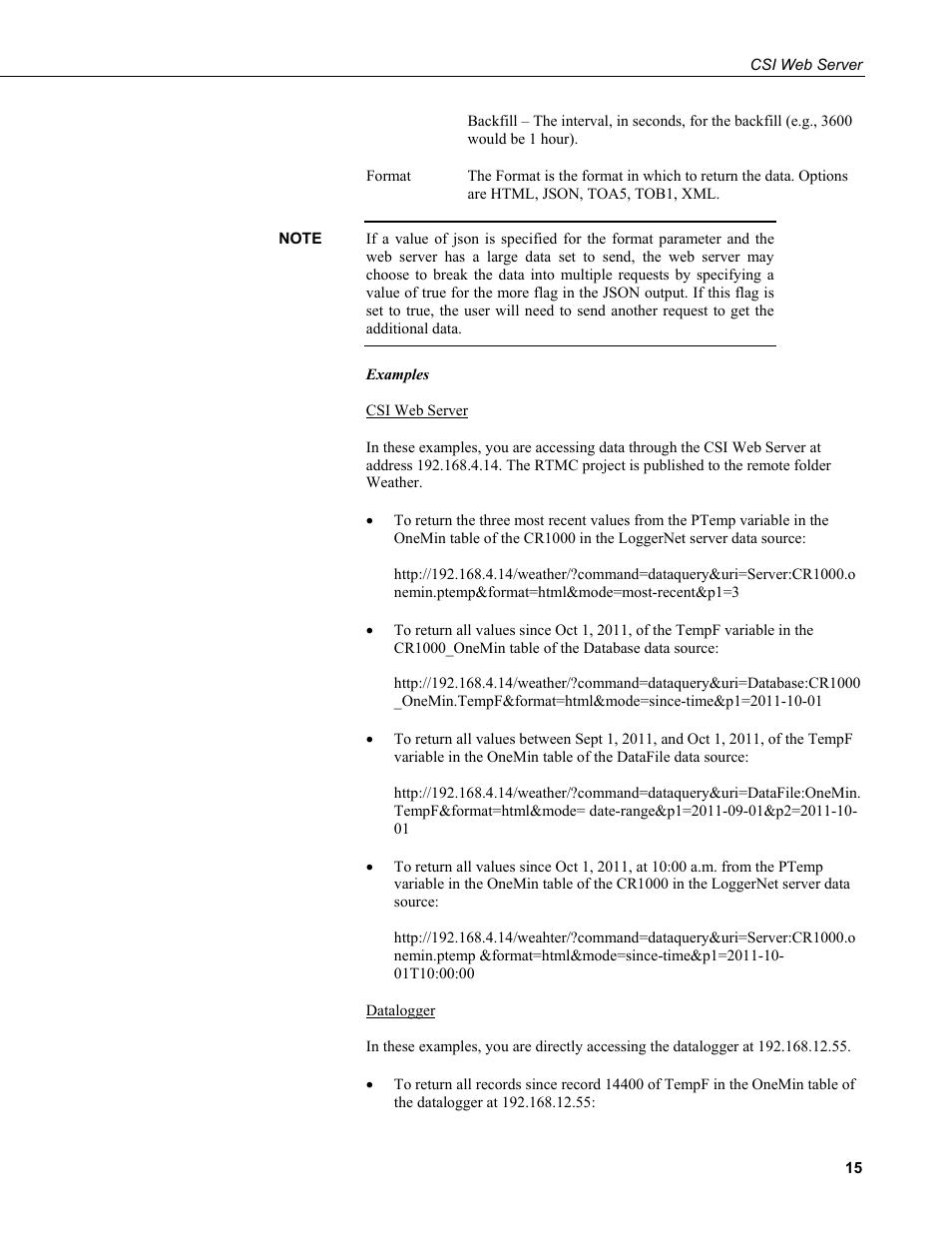 Campbell Scientific CSI Web Server User Manual | Page 21 / 34