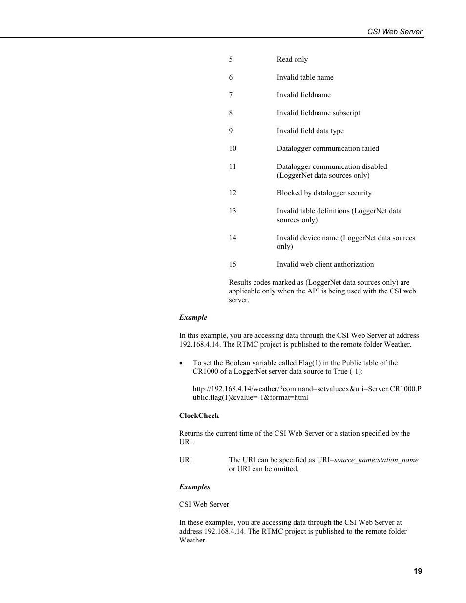 Campbell Scientific CSI Web Server User Manual | Page 25 / 34