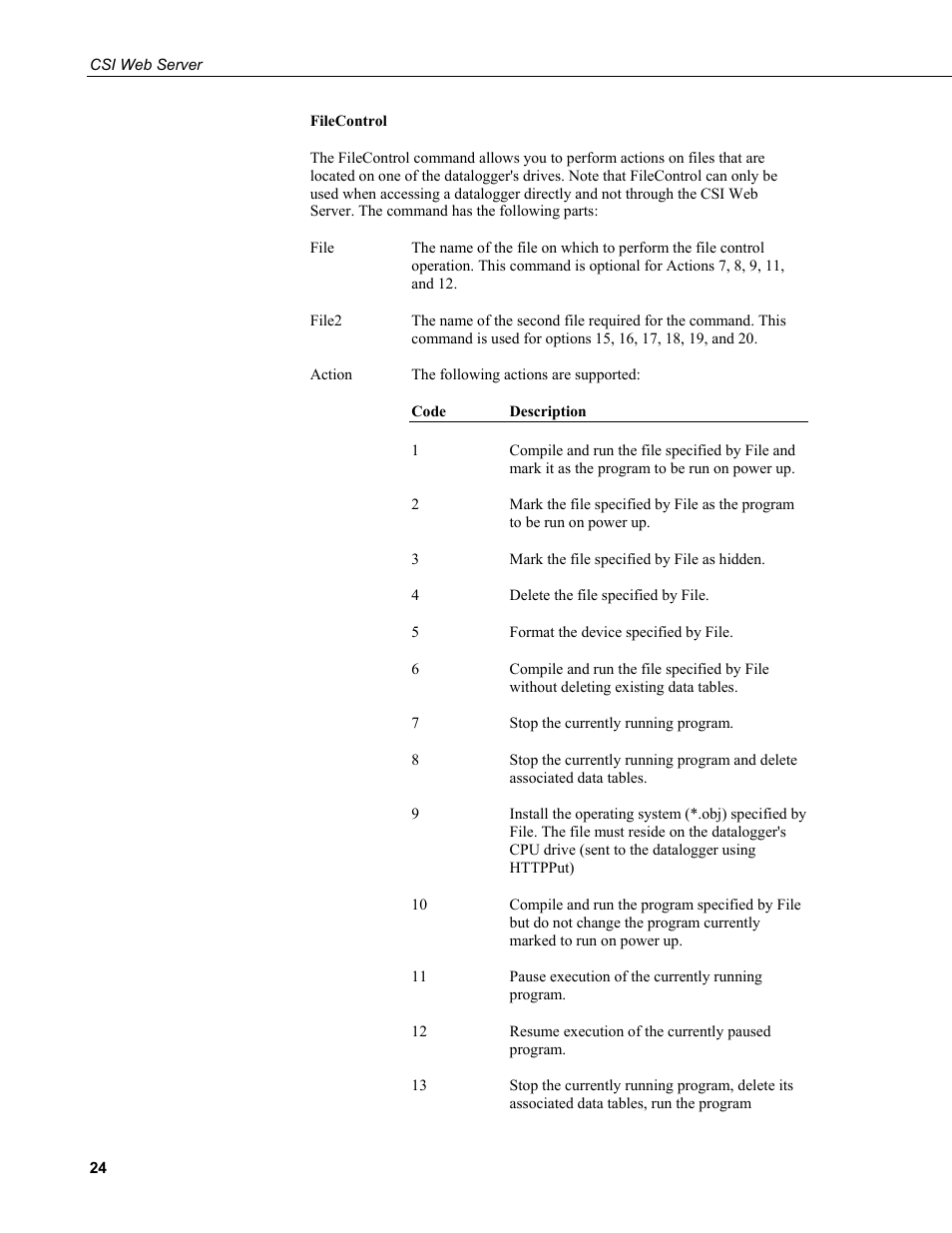 Campbell Scientific CSI Web Server User Manual | Page 30 / 34