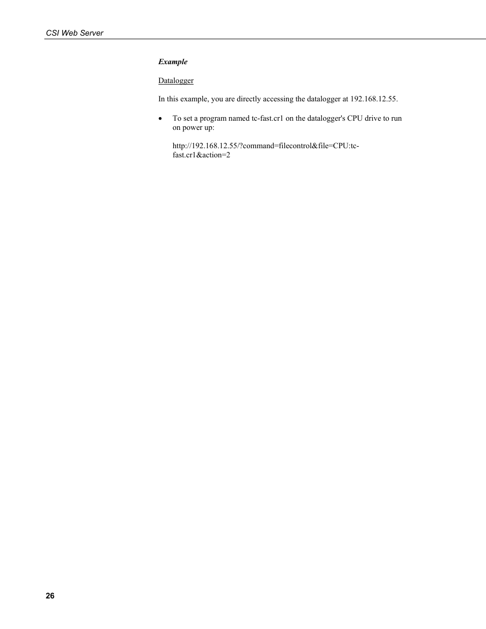 Campbell Scientific CSI Web Server User Manual | Page 32 / 34