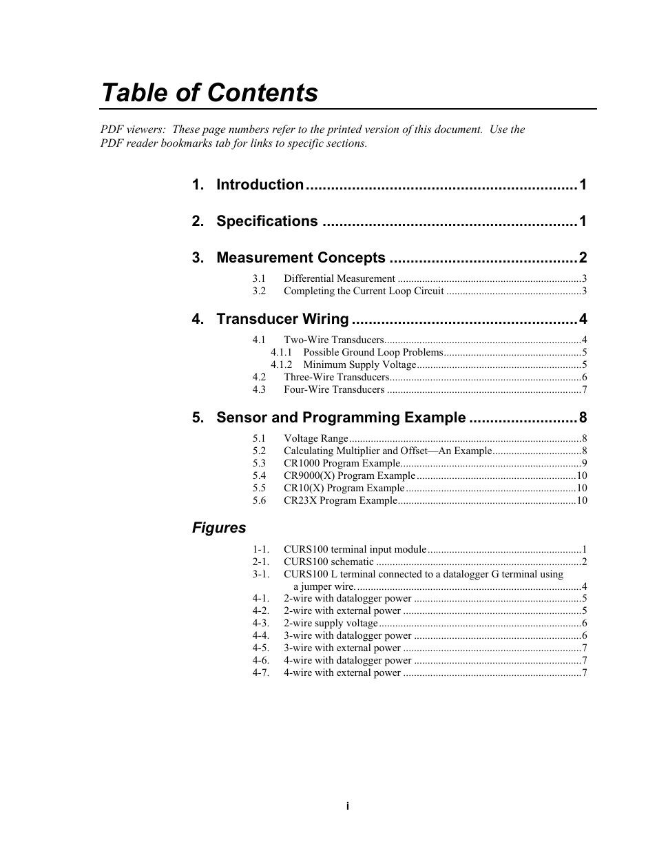 Campbell Scientific CURS100 100 Ohm Current Shunt Terminal Input Module User Manual | Page 5 / 18