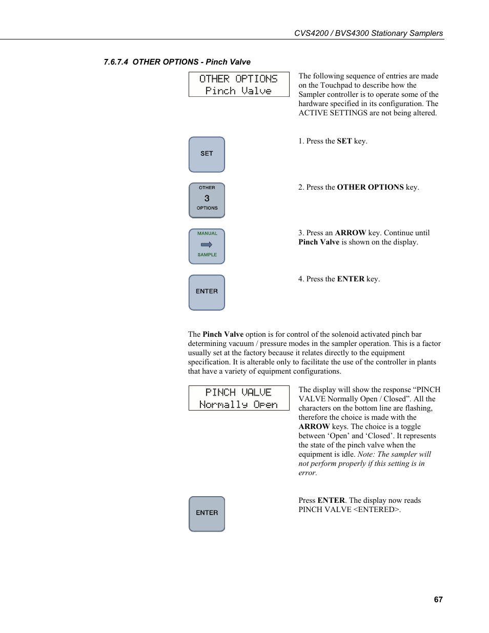 4 other options pinch valve, Other options - pinch valve | Campbell Scientific CVS4200 / BVS4300 Stationary Samplers User Manual | Page 75 / 92