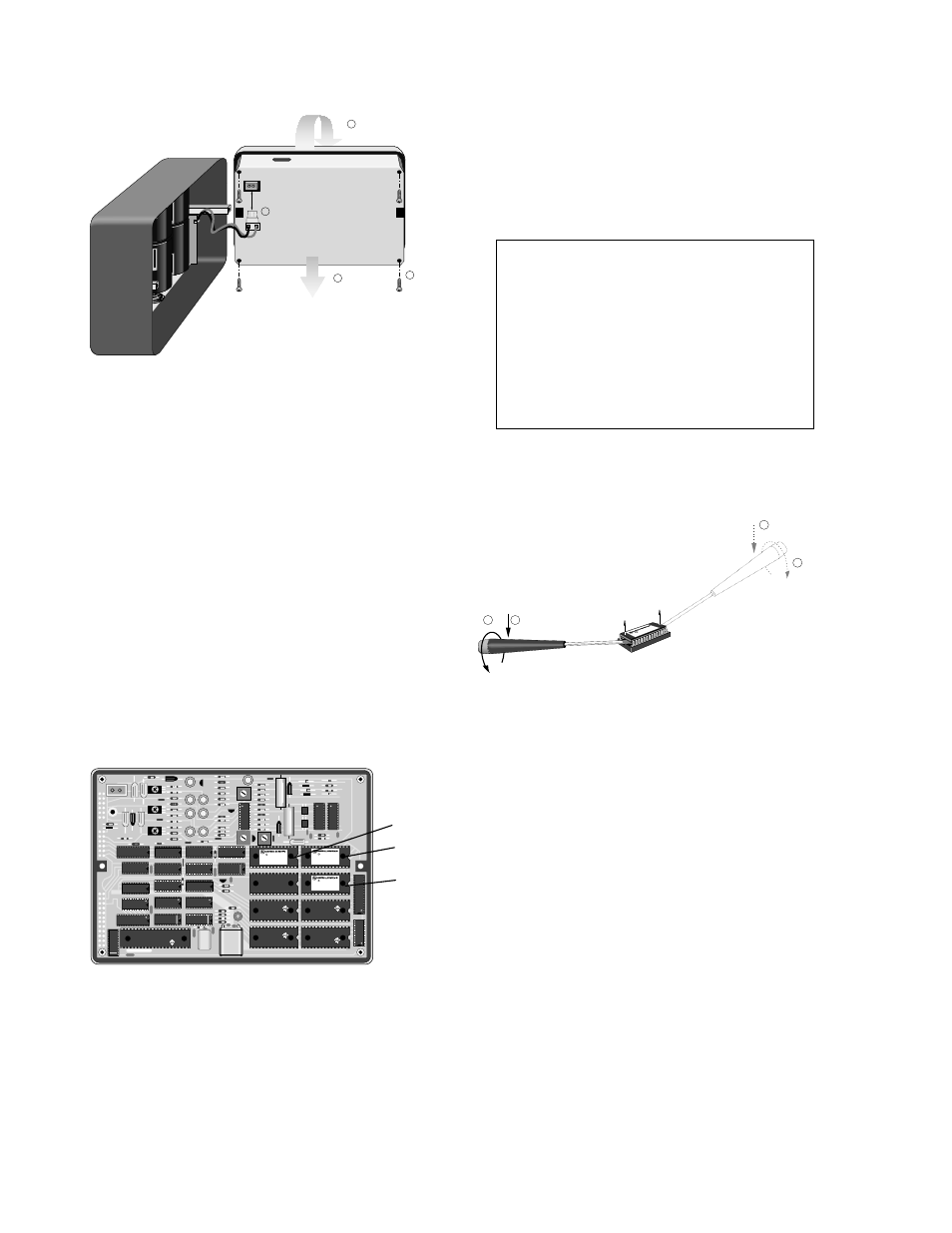 Appendix i. 21x prom replacement procedure i-2 | Campbell Scientific DCP100 GOES Data Collection Platform User Manual | Page 42 / 48