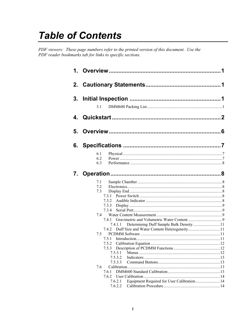 Campbell Scientific DMM600 Duff Moisture Meter User Manual | Page 5 / 26