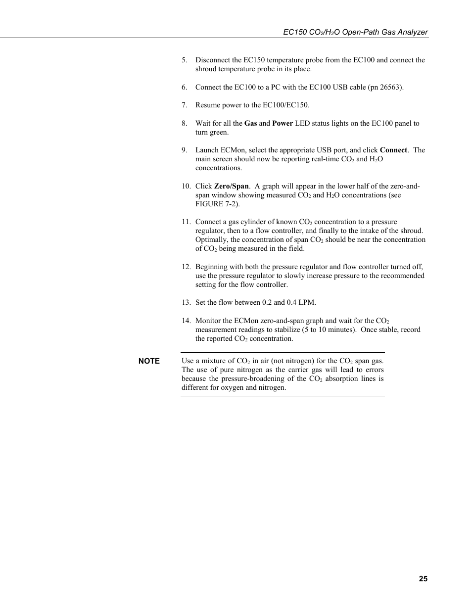 Campbell Scientific EC150 CO2 and H2O Open-Path Gas Analyzer and EC100 Electronics with Optional CSAT3A 3D Sonic Anemometer User Manual | Page 35 / 86