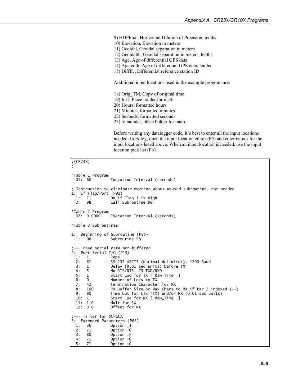 Campbell Scientific GPS16-HVS Garmin GPS Receiver User Manual | Page 19 / 32