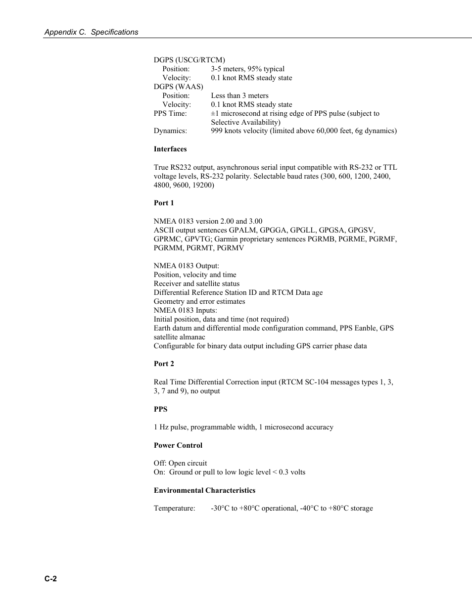 Campbell Scientific GPS16-HVS Garmin GPS Receiver User Manual | Page 26 / 32