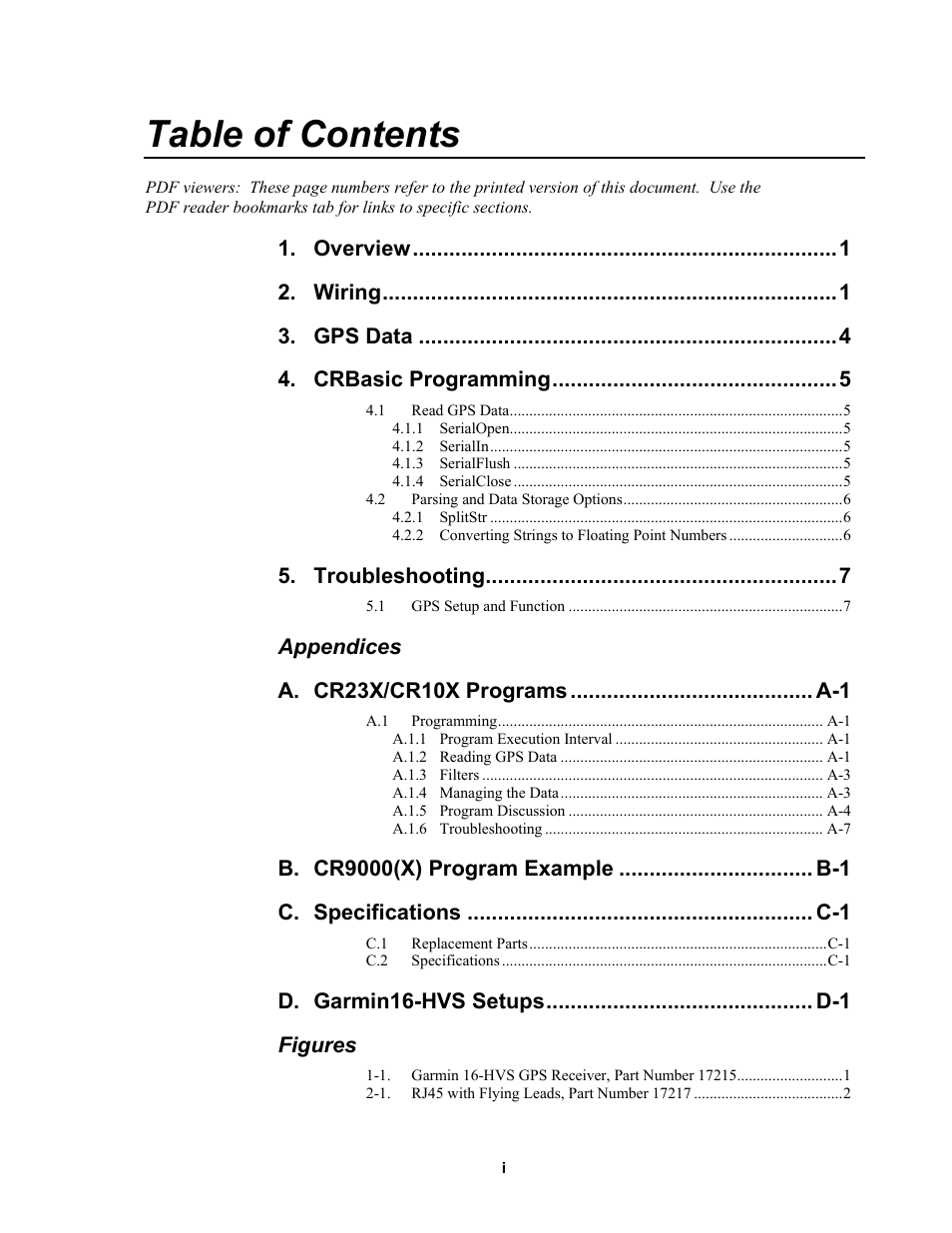 Campbell Scientific GPS16-HVS Garmin GPS Receiver User Manual | Page 5 / 32