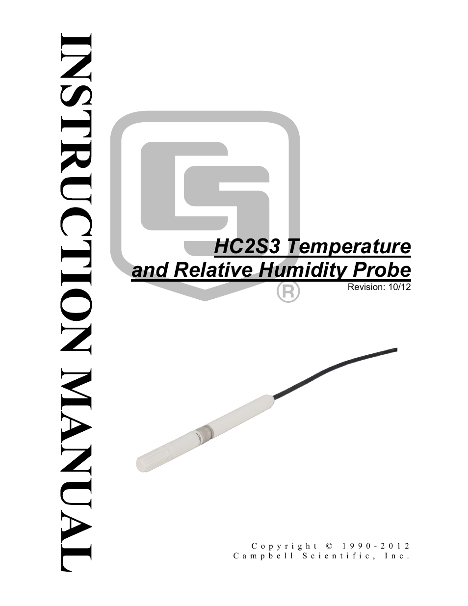 Campbell Scientific HC2S3 Temperature and Relative Humidity Probe User Manual | 42 pages