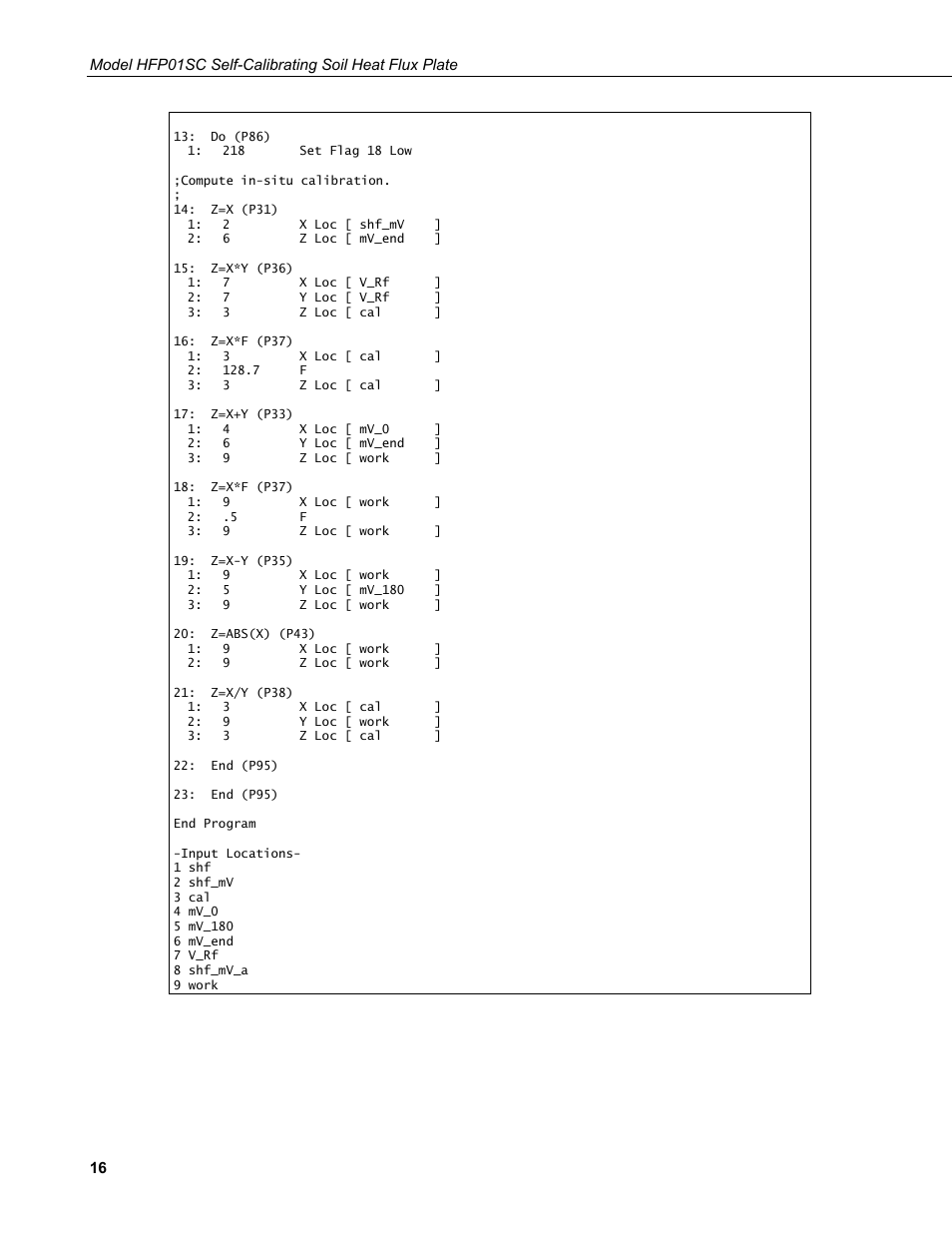 Campbell Scientific HFP01SC Hukseflux Self-Calibrating Soil Heat Flux Plate User Manual | Page 22 / 32