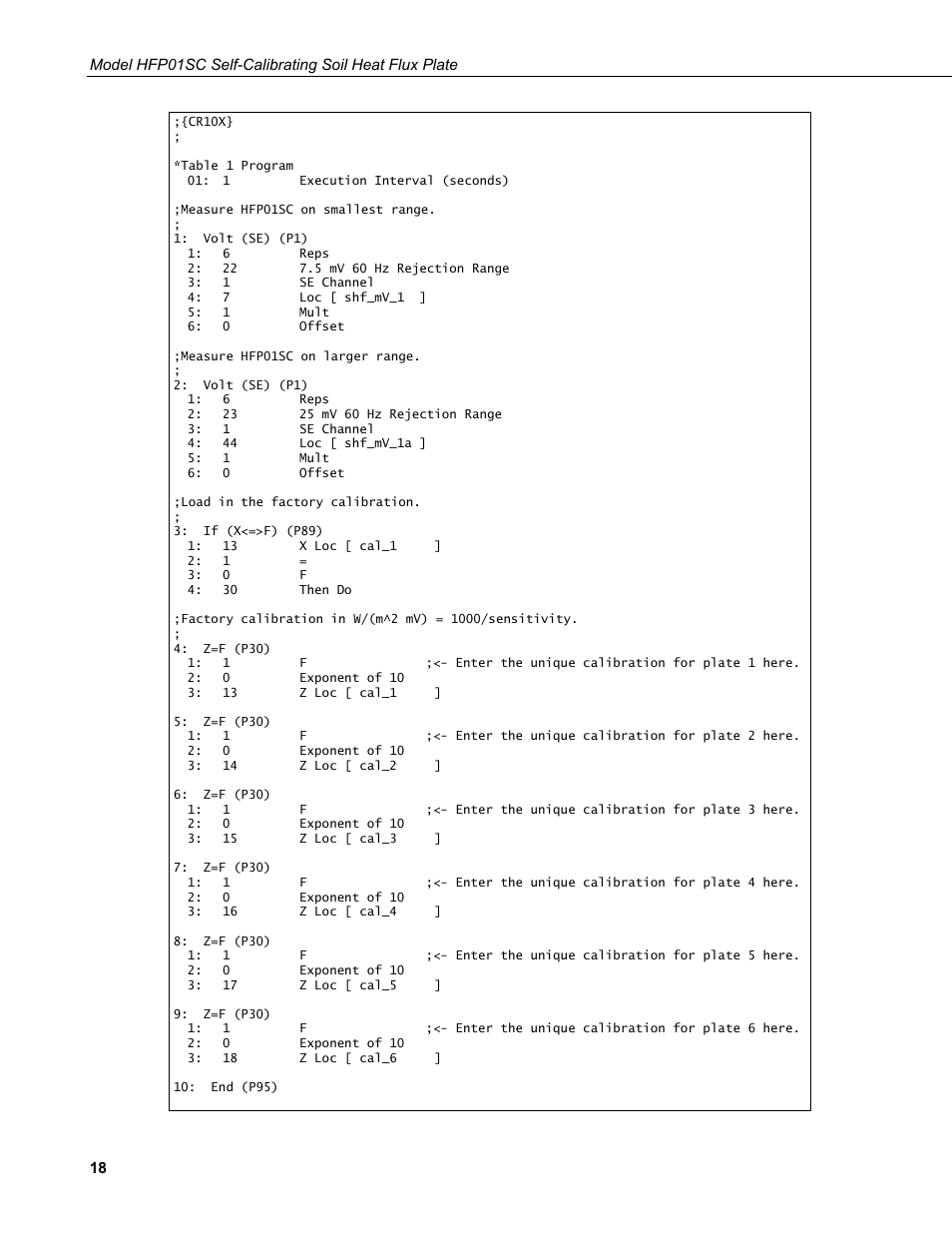 Campbell Scientific HFP01SC Hukseflux Self-Calibrating Soil Heat Flux Plate User Manual | Page 24 / 32