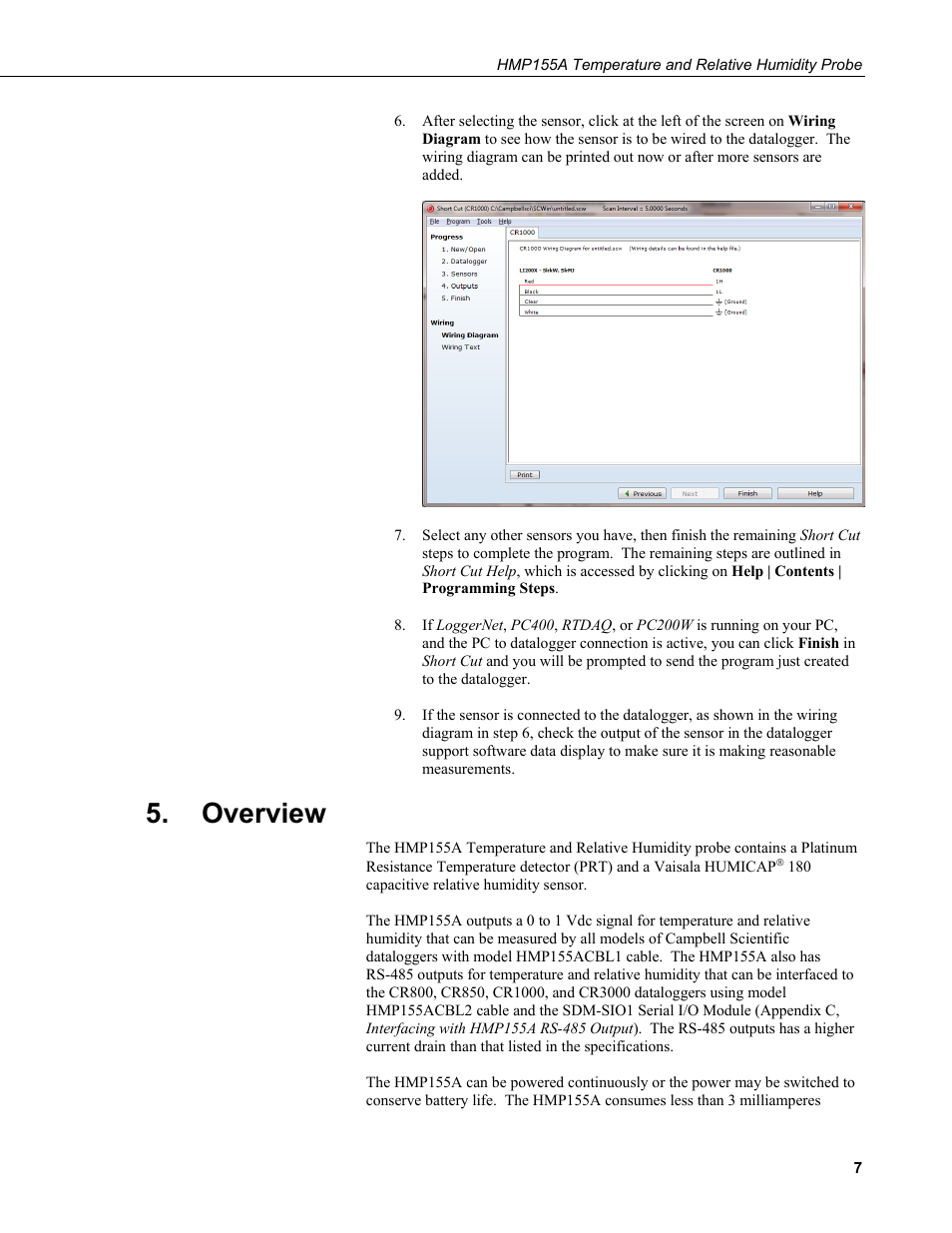 Overview | Campbell Scientific HMP155A Temperature and Relative Humidity Probe User Manual | Page 15 / 48