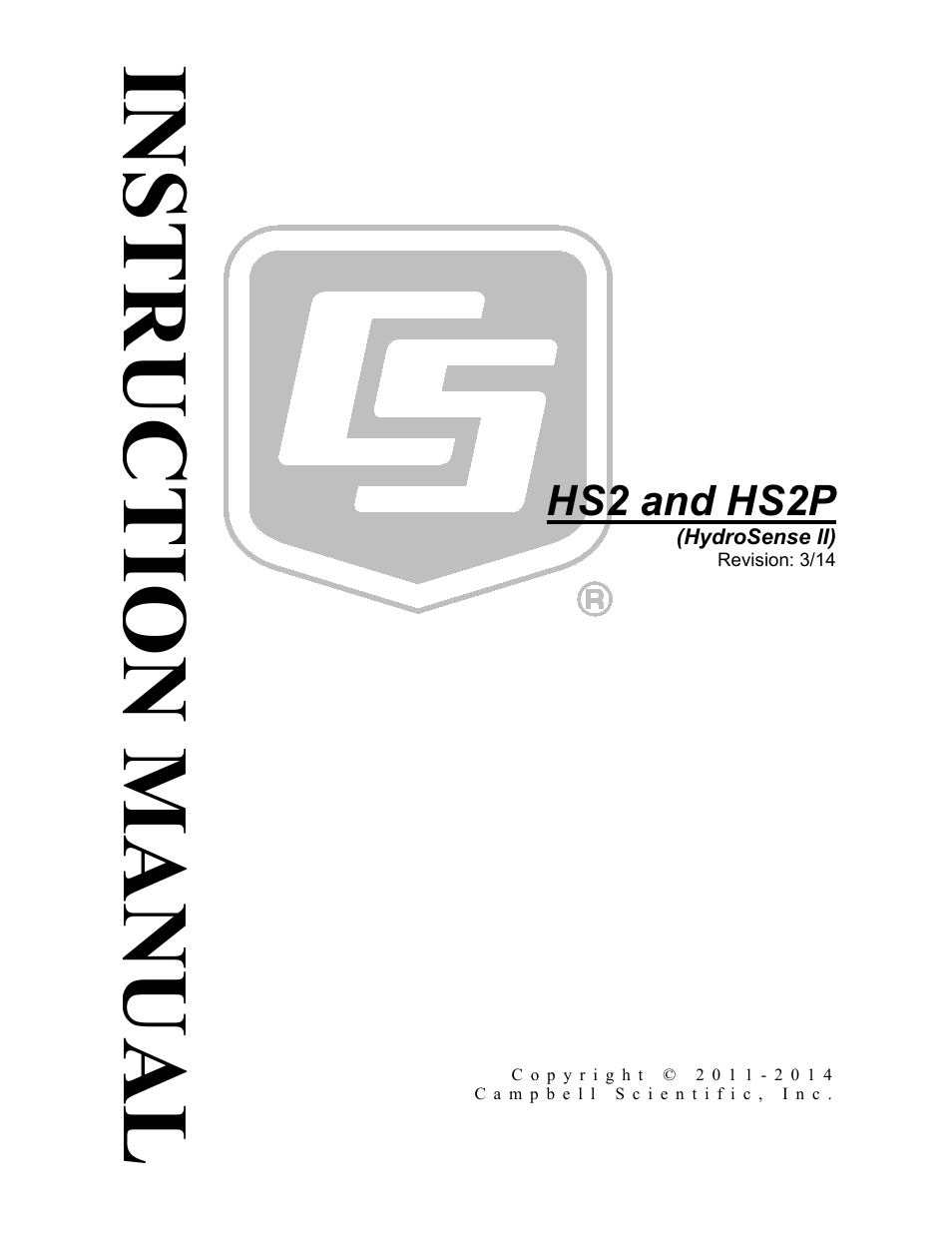 Campbell Scientific HS2 and HS2P (HydroSense II) User Manual | 46 pages