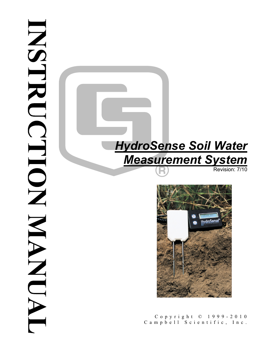 Campbell Scientific HydroSense® Soil Water Content System (CS620, CD620) User Manual | 28 pages