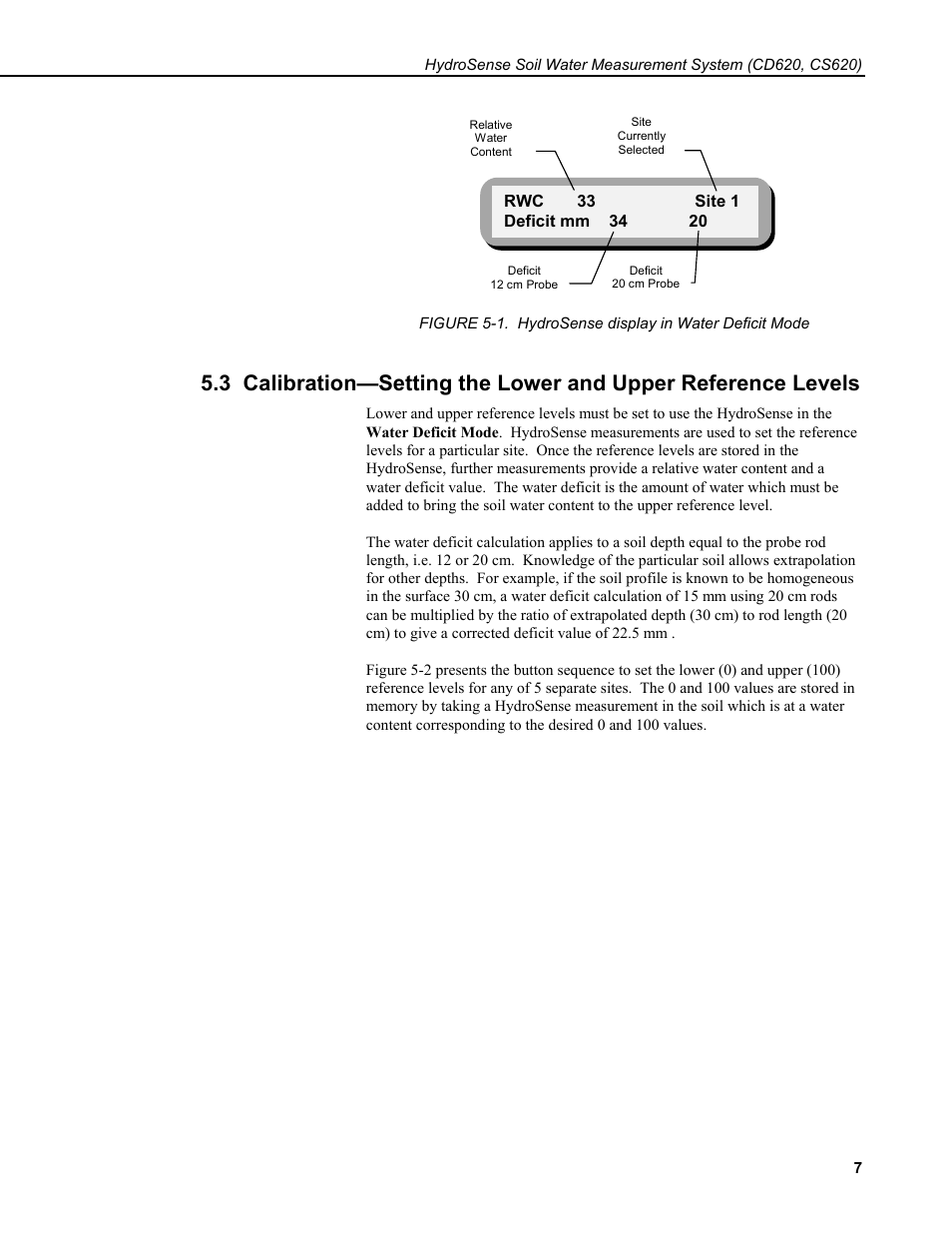 Campbell Scientific HydroSense® Soil Water Content System (CS620, CD620) User Manual | Page 11 / 28