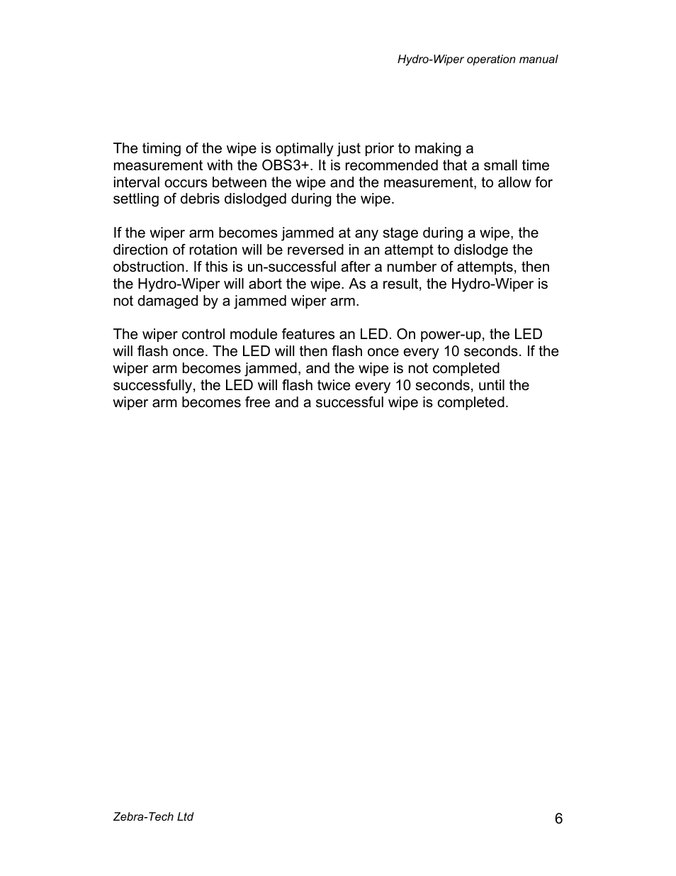 Campbell Scientific Hydro-Wiper-D Manual from ZebraTech User Manual | Page 7 / 9