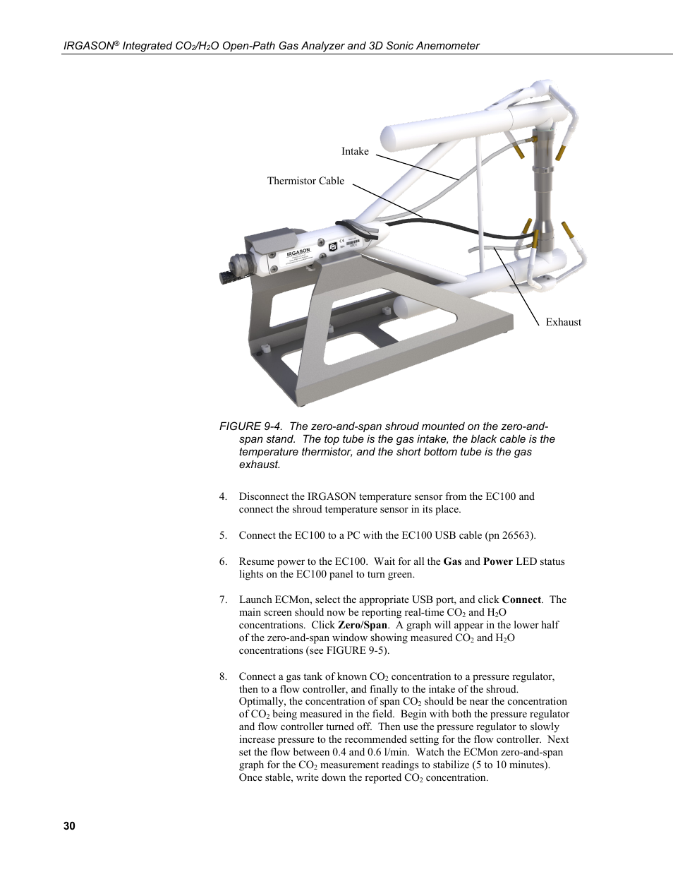 Campbell Scientific IRGASON Integrated CO2/H2O Open-Path Gas Analyzer and 3D Sonic Anemometer User Manual | Page 40 / 66