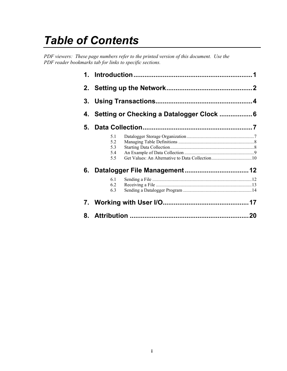 Campbell Scientific Java PakBus Software Development Kit User Manual | Page 7 / 30
