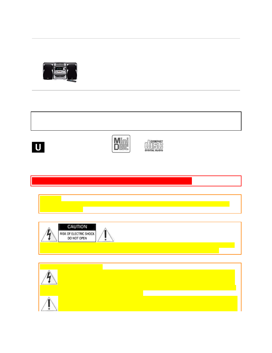 Aiwa XR-H33MD User Manual | 60 pages