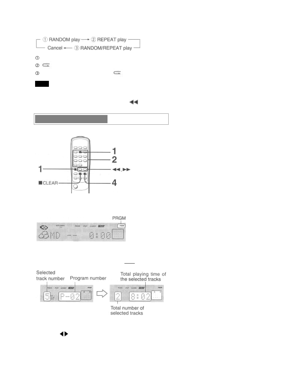 Programmed play | Aiwa XR-H33MD User Manual | Page 22 / 60