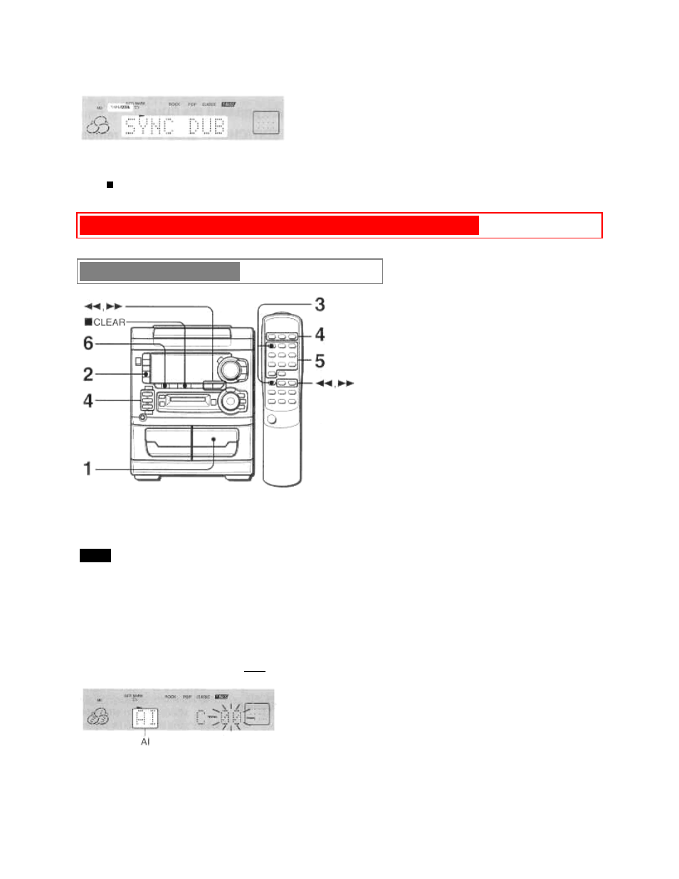 Recording (cont.) pg. 17 ai edit recording | Aiwa XR-H33MD User Manual | Page 26 / 60