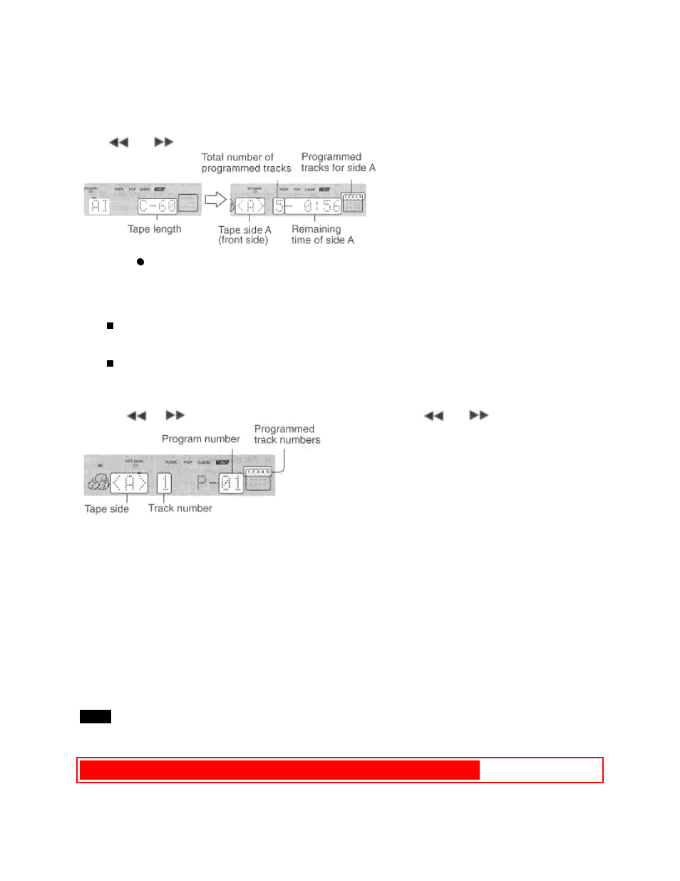 Recording (cont.) pg. 18 | Aiwa XR-H33MD User Manual | Page 27 / 60