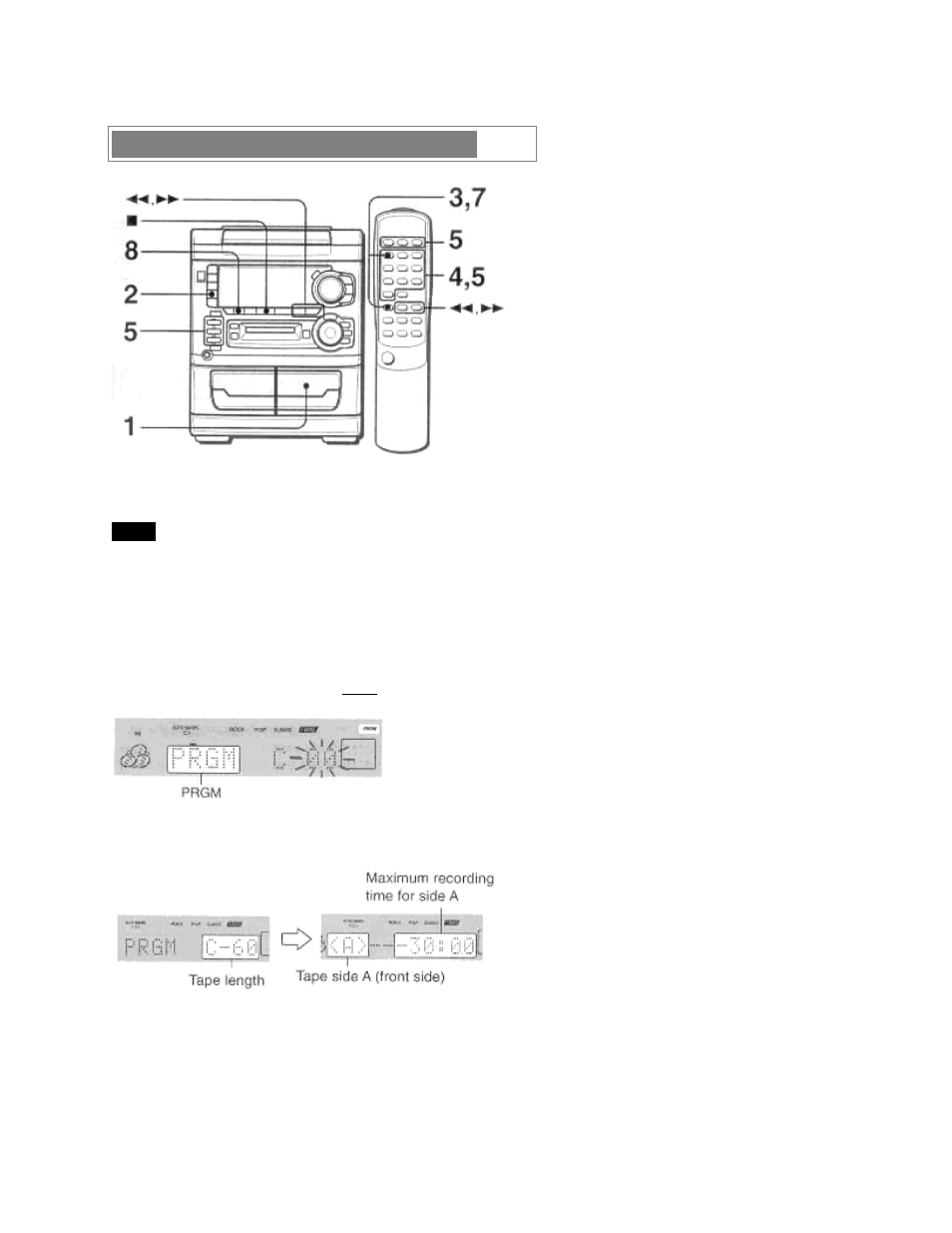 Programmed edit recording | Aiwa XR-H33MD User Manual | Page 28 / 60