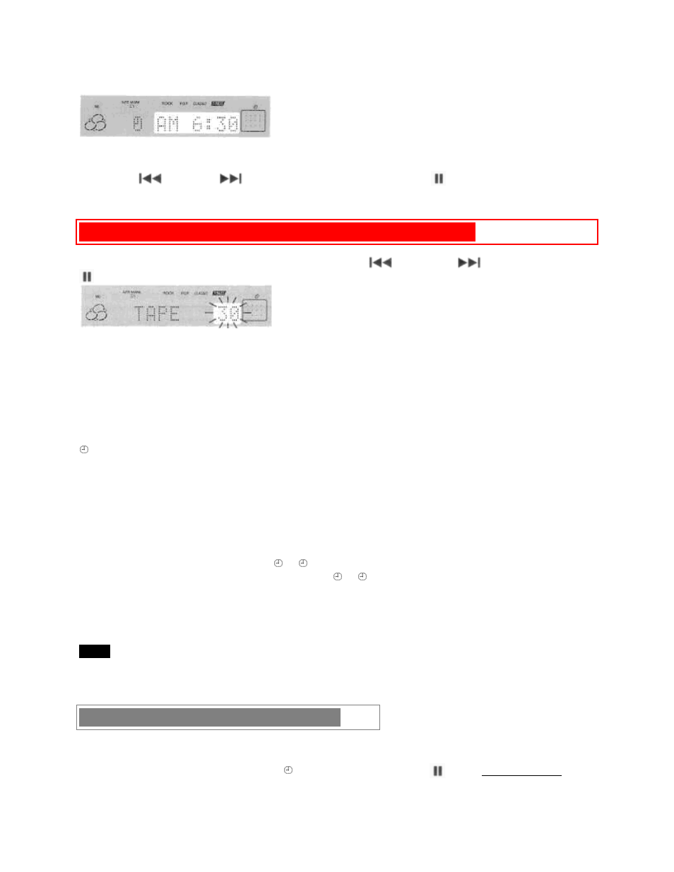 Clock and timer (cont) pg. 30, Setting the timer recording | Aiwa XR-H33MD User Manual | Page 49 / 60