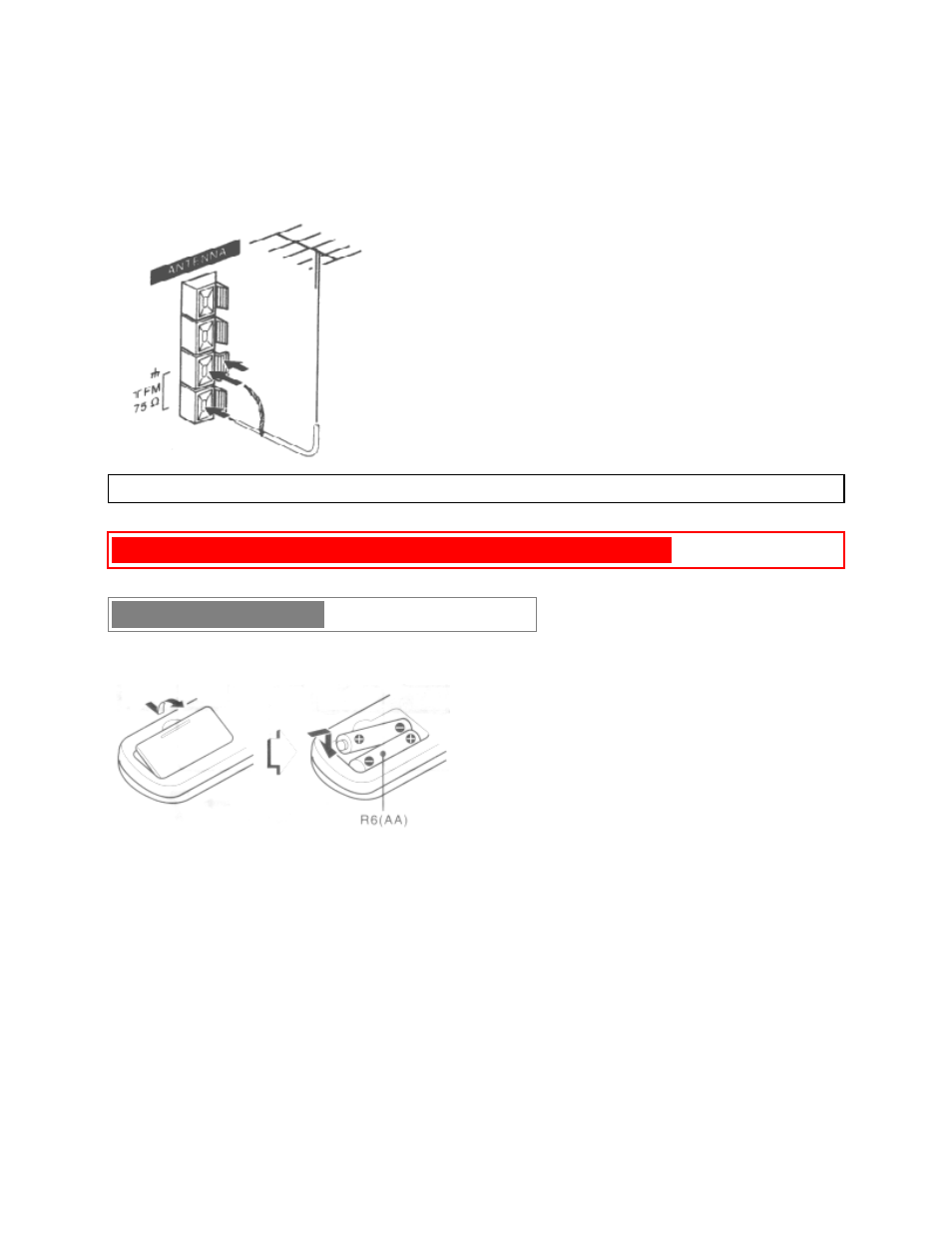 Preparations (cont.) pg. 5 remote control | Aiwa XR-H33MD User Manual | Page 7 / 60