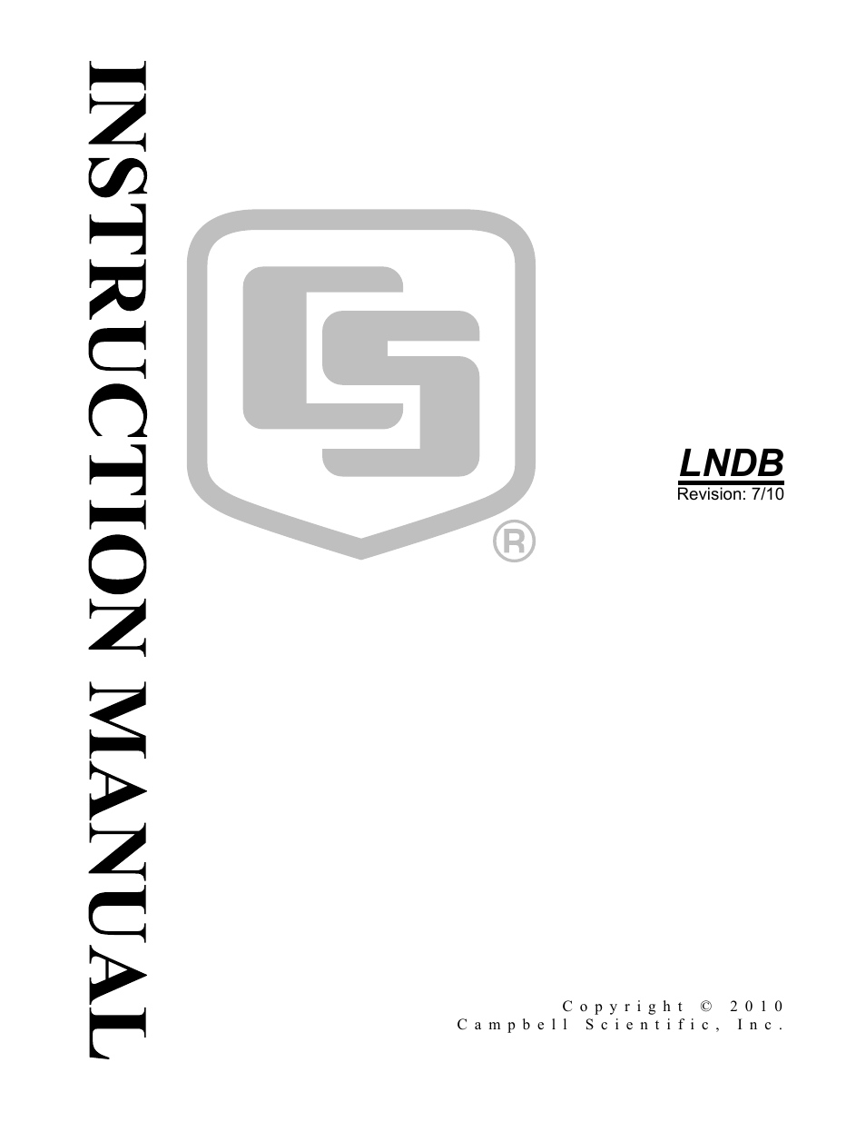 Campbell Scientific LNDB LoggerNet Database Software User Manual | 48 pages