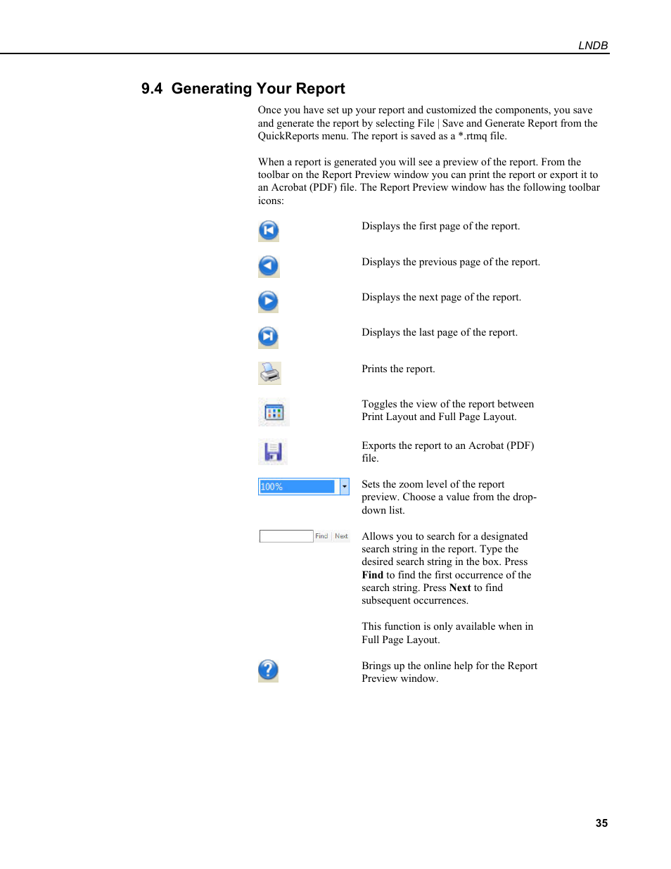 4 generating your report | Campbell Scientific LNDB LoggerNet Database Software User Manual | Page 41 / 48