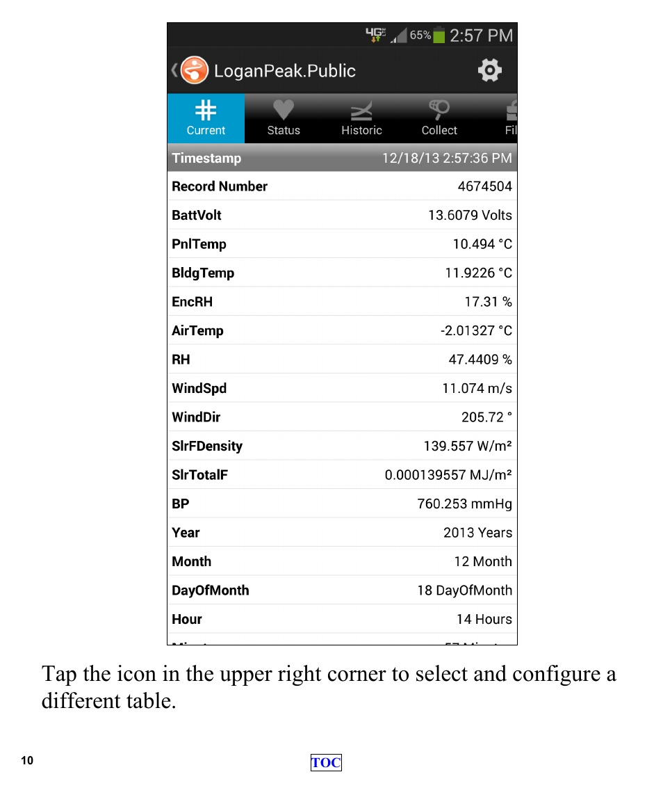 Campbell Scientific LoggerLink Mobile App for Android User Manual | Page 12 / 39