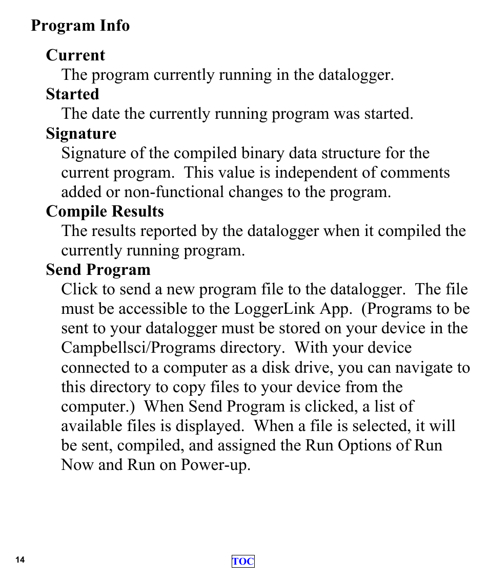 Campbell Scientific LoggerLink Mobile App for Android User Manual | Page 16 / 39