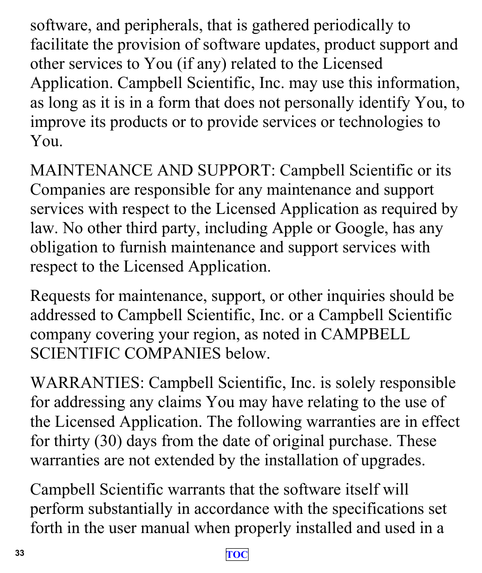 Campbell Scientific LoggerLink Mobile App for Android User Manual | Page 35 / 39