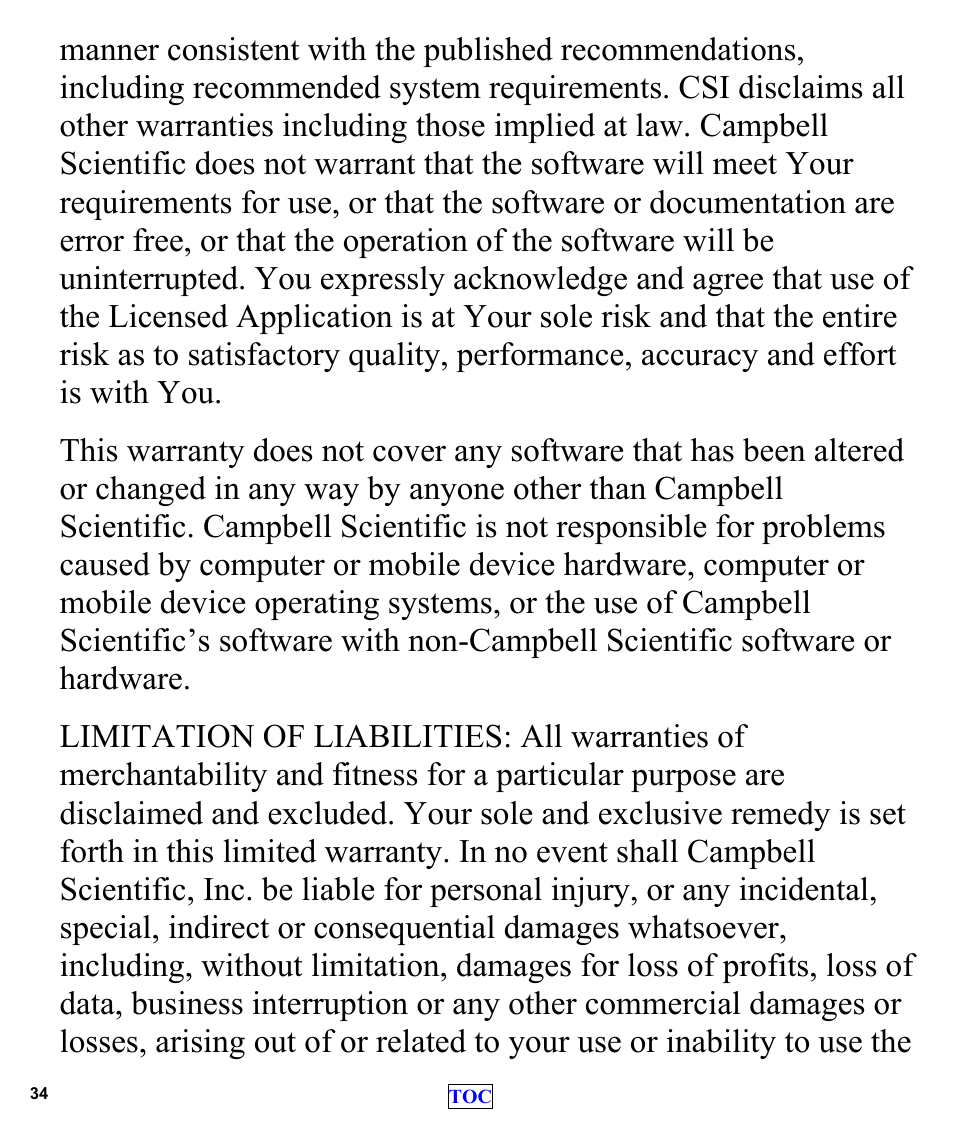 Campbell Scientific LoggerLink Mobile App for Android User Manual | Page 36 / 39