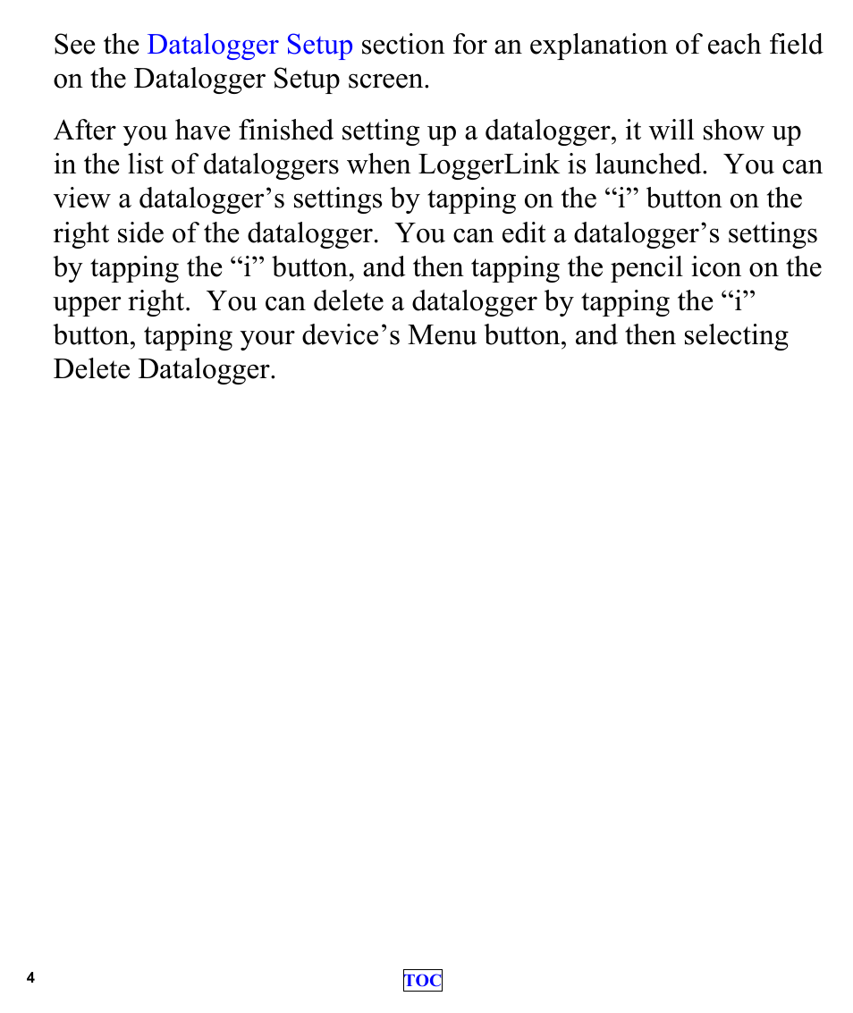 Campbell Scientific LoggerLink Mobile App for Android User Manual | Page 6 / 39