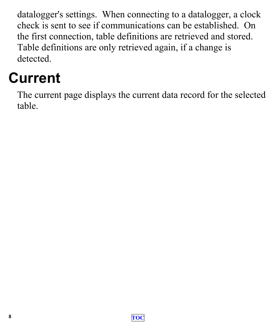 Current | Campbell Scientific LoggerLink Mobile App for iOS User Manual | Page 10 / 42