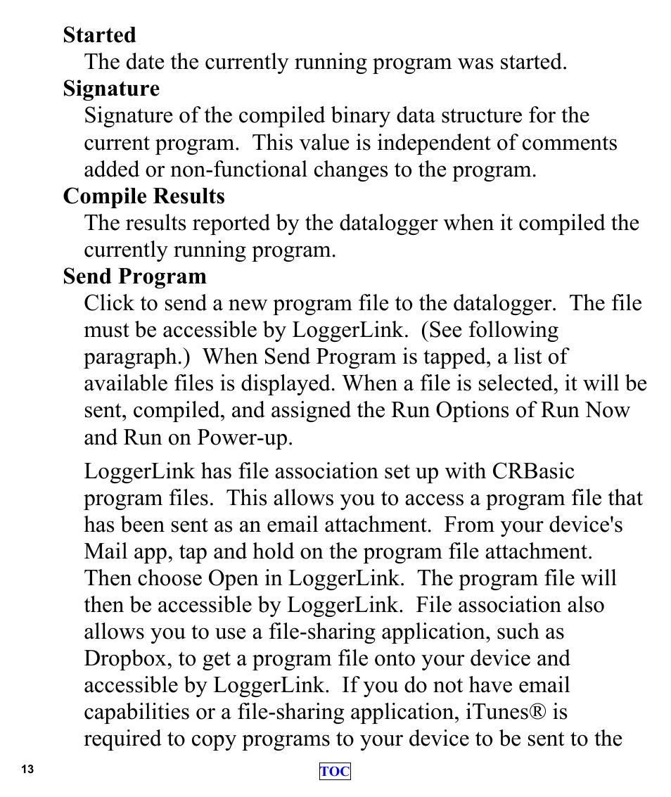 Campbell Scientific LoggerLink Mobile App for iOS User Manual | Page 15 / 42