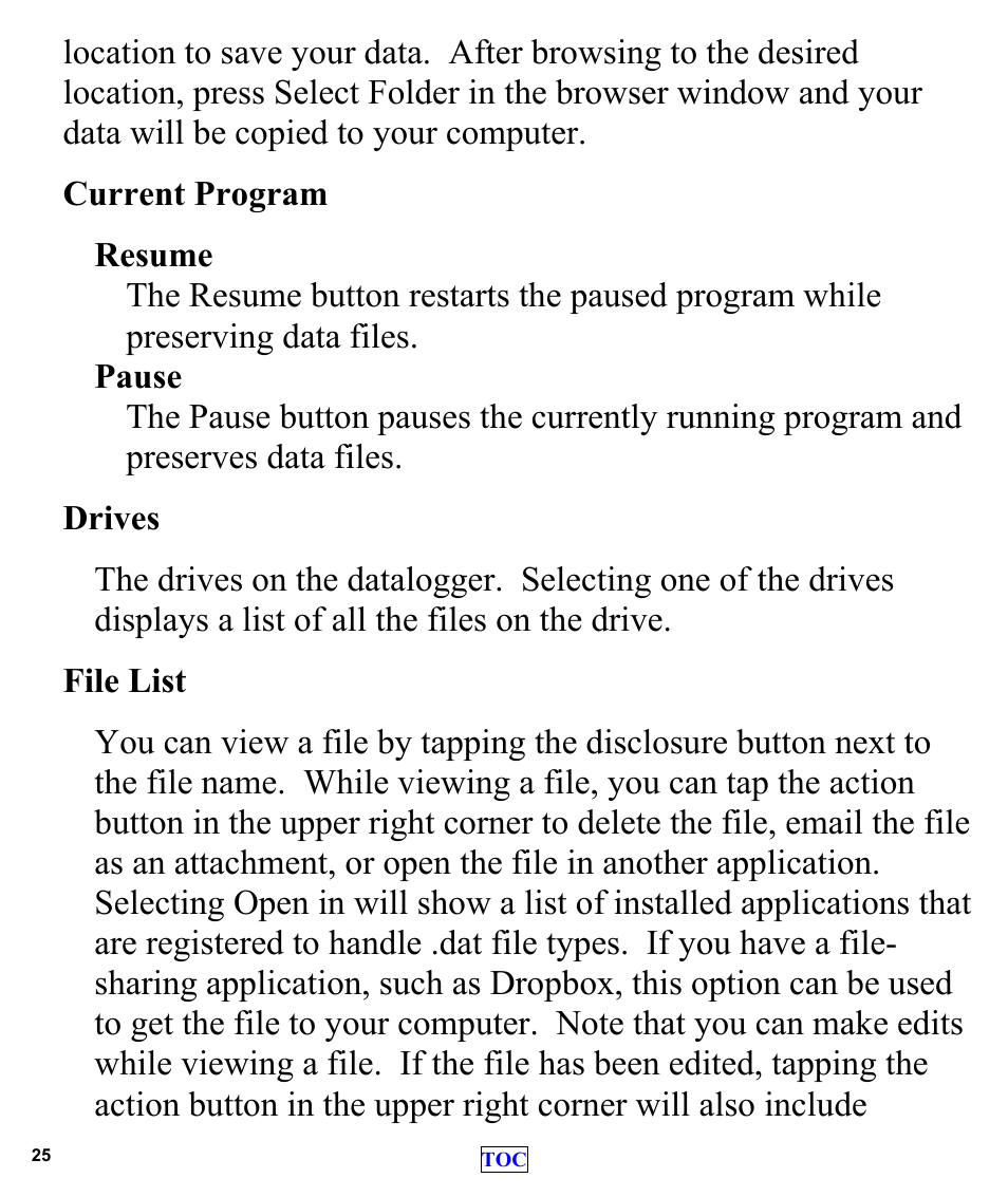 Campbell Scientific LoggerLink Mobile App for iOS User Manual | Page 27 / 42