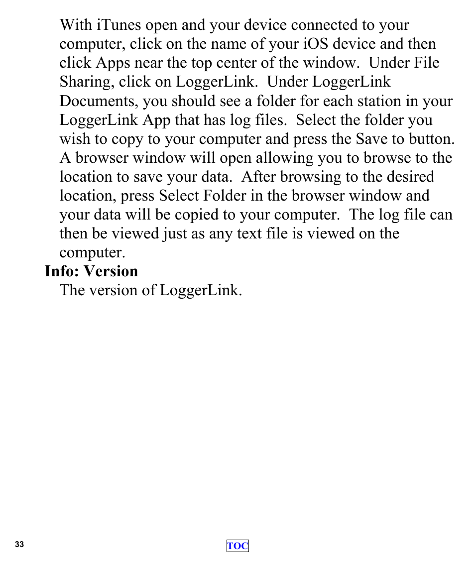 Campbell Scientific LoggerLink Mobile App for iOS User Manual | Page 35 / 42
