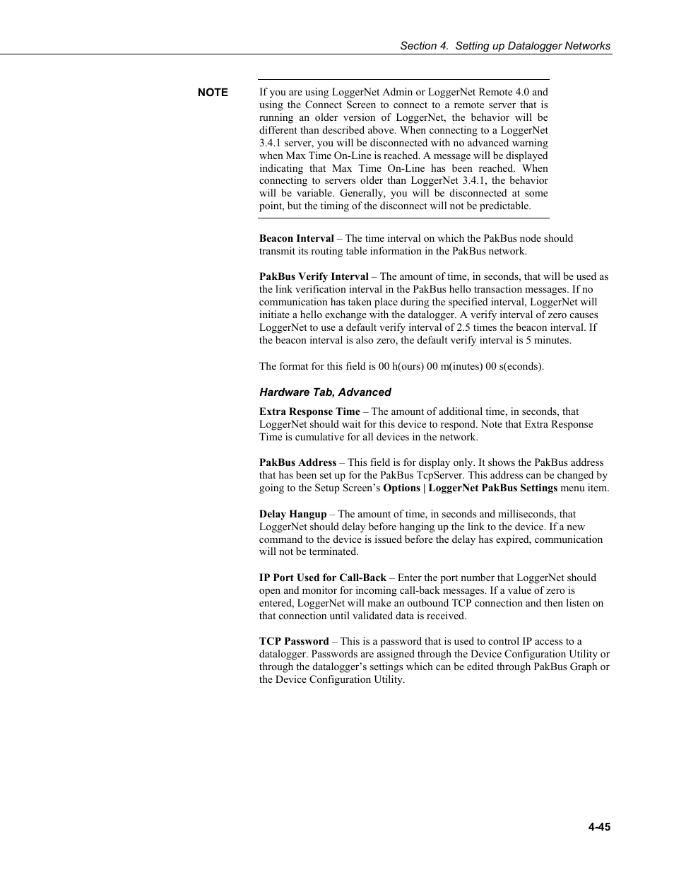 Campbell Scientific LoggerNet Datalogger Support Software User Manual | Page 101 / 580